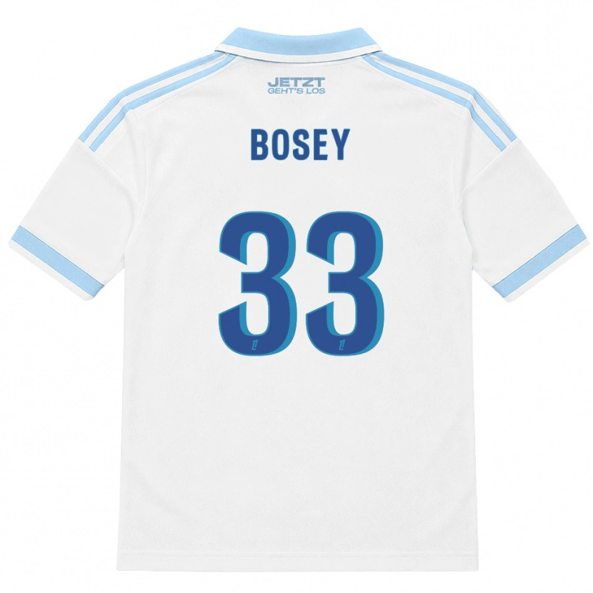 Danxen Kinder Jean-Baptiste Bosey #33 Hellblau Weiß Rot Auswärtstrikot Trikot 2026/27 T-Shirt Schweiz