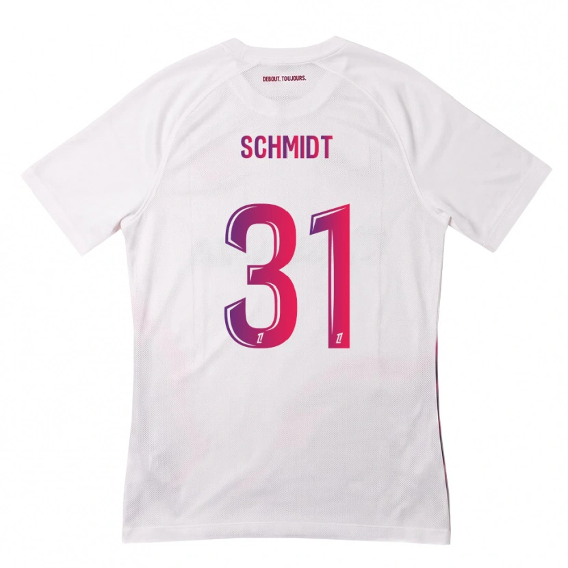 Danxen Kinder Niklas Schmidt #31 Weiß Pink Lila Auswärtstrikot Trikot 2026/27 T-Shirt Schweiz
