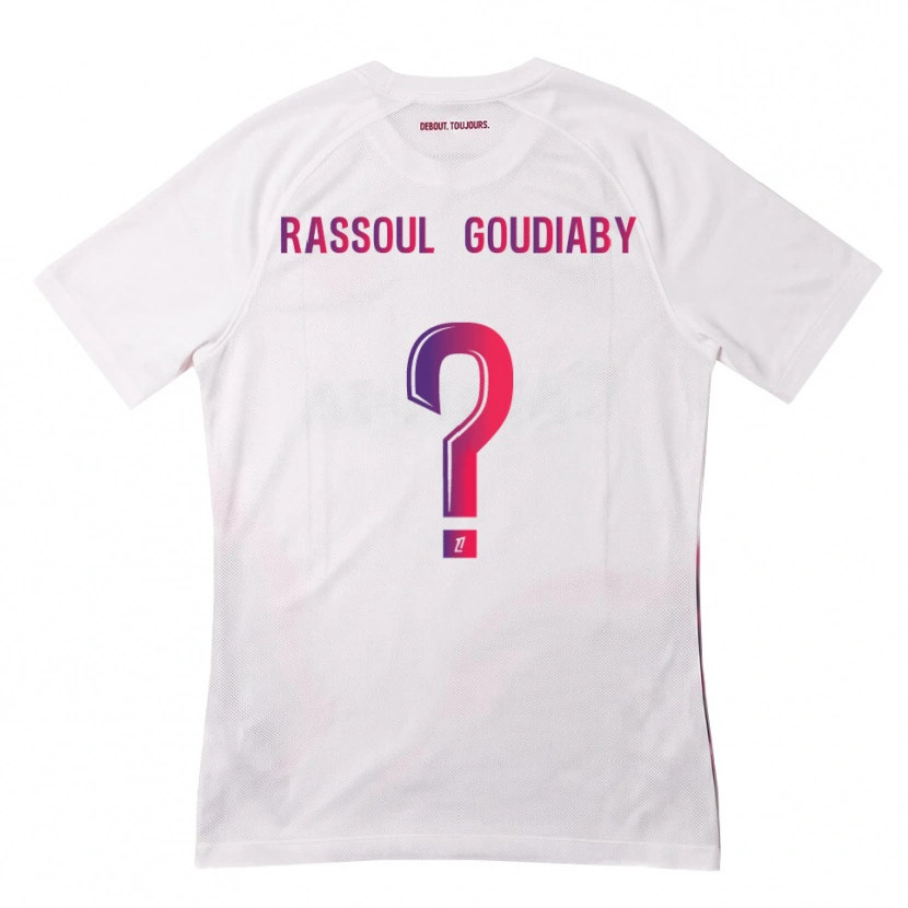 Danxen Kinder Khadim Rassoul Goudiaby #0 Weiß Pink Lila Auswärtstrikot Trikot 2026/27 T-Shirt Schweiz