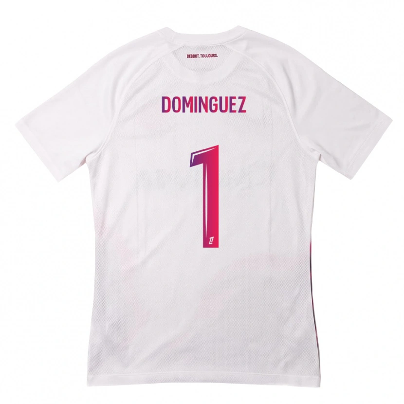 Danxen Kinder Álex Domínguez #1 Weiß Pink Lila Auswärtstrikot Trikot 2026/27 T-Shirt Schweiz