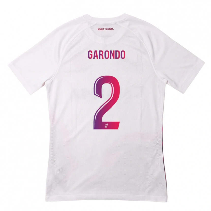 Danxen Kinder Thibaud Garondo #2 Weiß Pink Lila Auswärtstrikot Trikot 2026/27 T-Shirt Schweiz