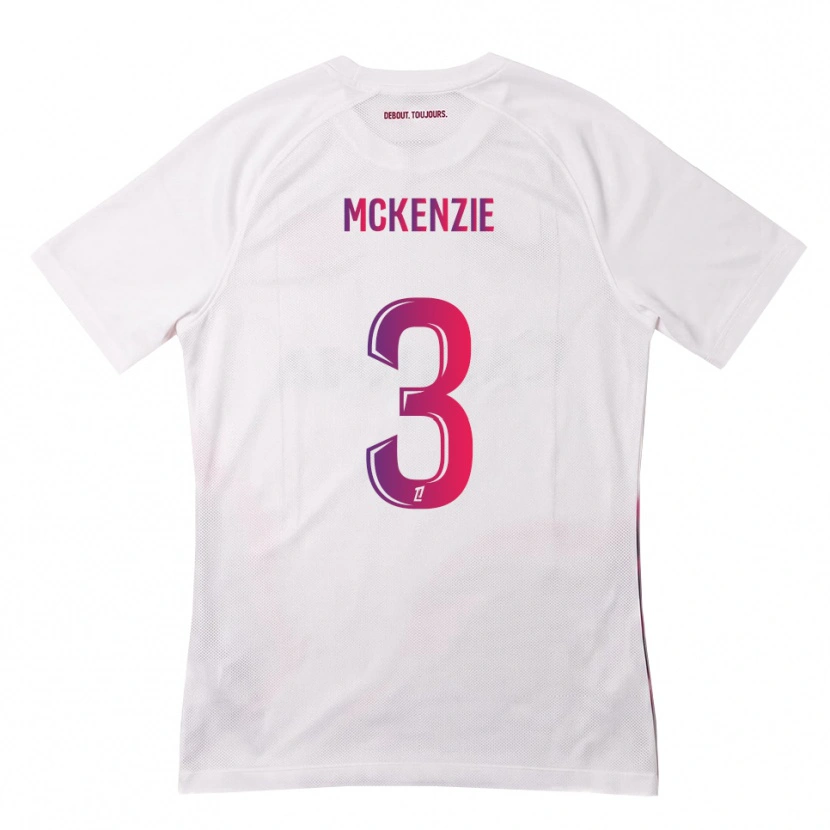 Danxen Kinder Mark Mckenzie #3 Weiß Pink Lila Auswärtstrikot Trikot 2026/27 T-Shirt Schweiz