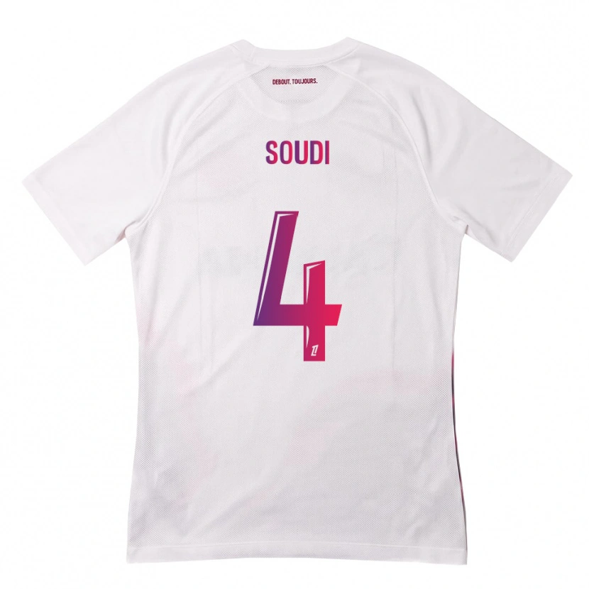 Danxen Kinder Adam Soudi #4 Weiß Pink Lila Auswärtstrikot Trikot 2026/27 T-Shirt Schweiz