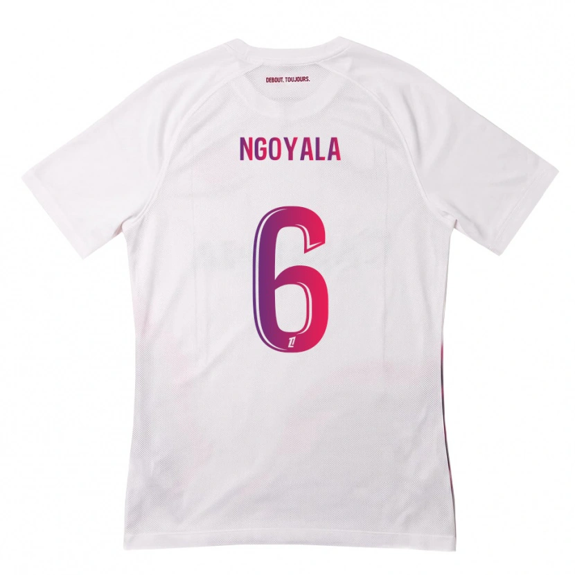Danxen Kinder Frédéric Efuele Ngoyala #6 Weiß Pink Lila Auswärtstrikot Trikot 2026/27 T-Shirt Schweiz
