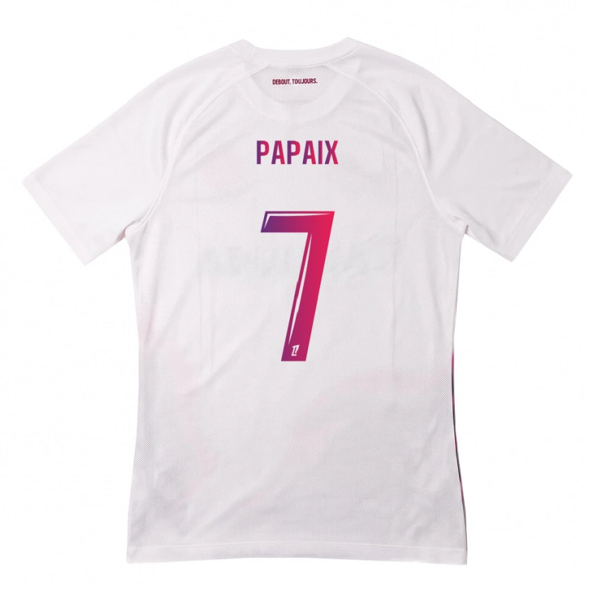 Danxen Kinder Marie Papaix #7 Weiß Pink Lila Auswärtstrikot Trikot 2026/27 T-Shirt Schweiz