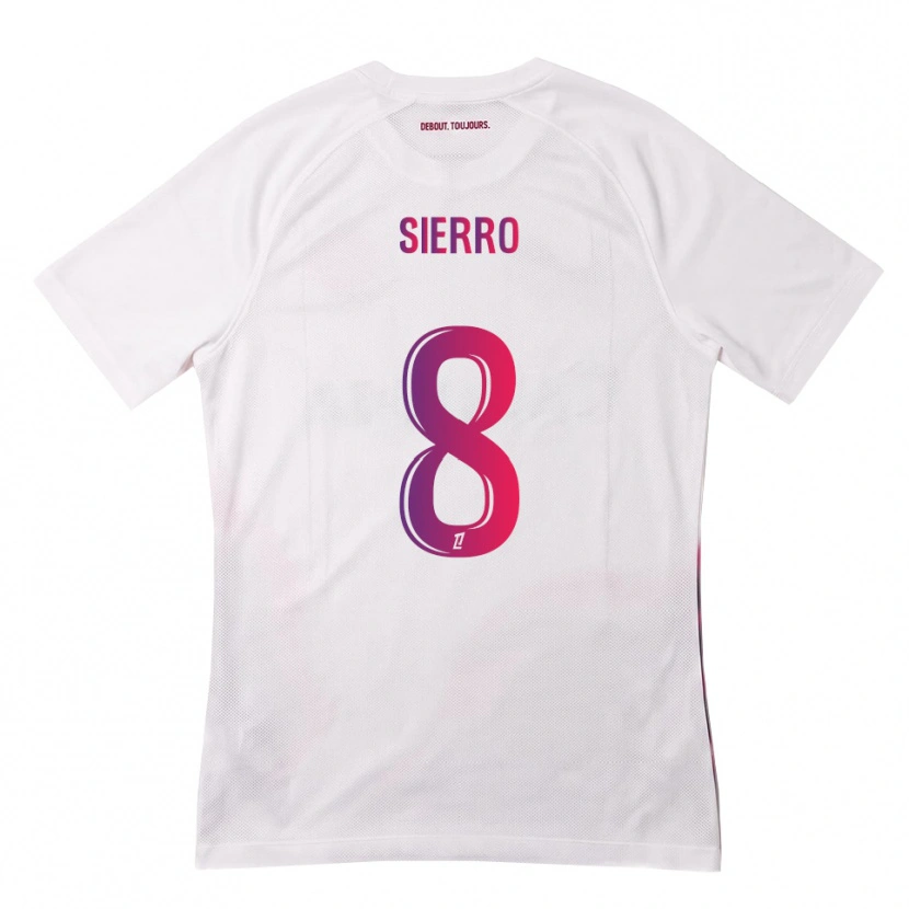 Danxen Kinder Vincent Sierro #8 Weiß Pink Lila Auswärtstrikot Trikot 2026/27 T-Shirt Schweiz