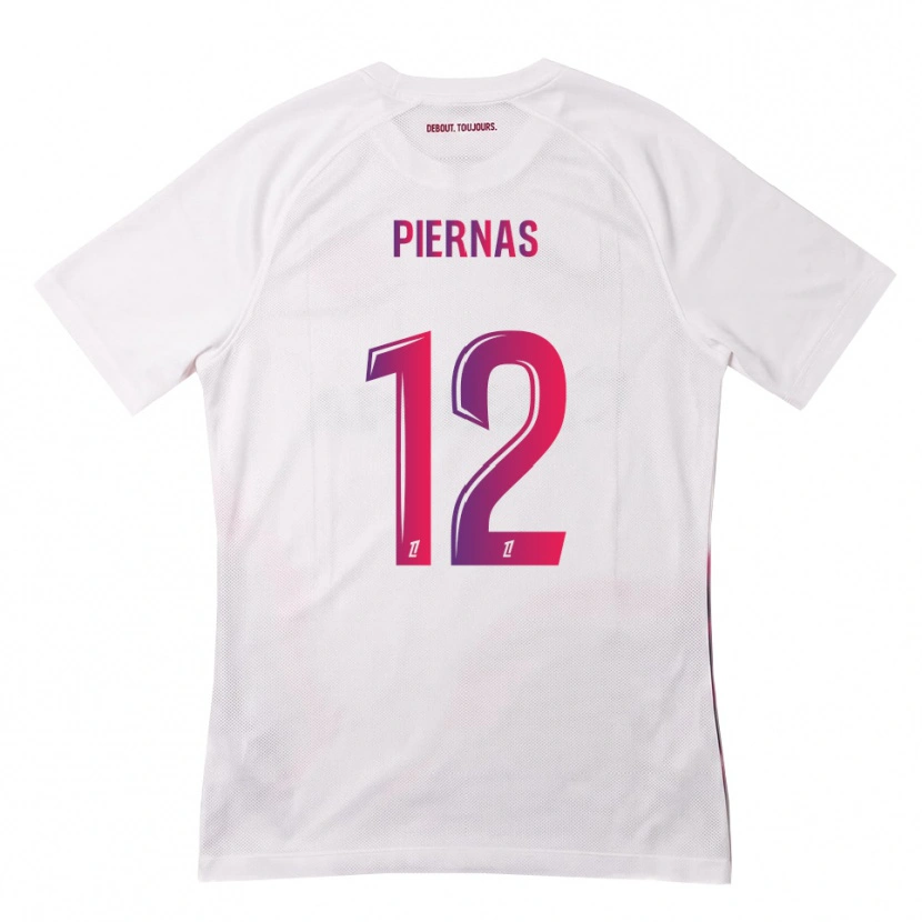 Danxen Kinder Gaëtan Bakhouche Piernas #12 Weiß Pink Lila Auswärtstrikot Trikot 2026/27 T-Shirt Schweiz