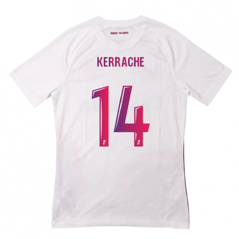 Danxen Kinder Marina Kerrache #14 Weiß Pink Lila Auswärtstrikot Trikot 2026/27 T-Shirt Schweiz