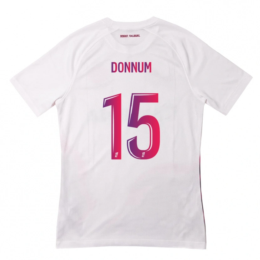 Danxen Kinder Aron Dønnum #15 Weiß Pink Lila Auswärtstrikot Trikot 2026/27 T-Shirt Schweiz