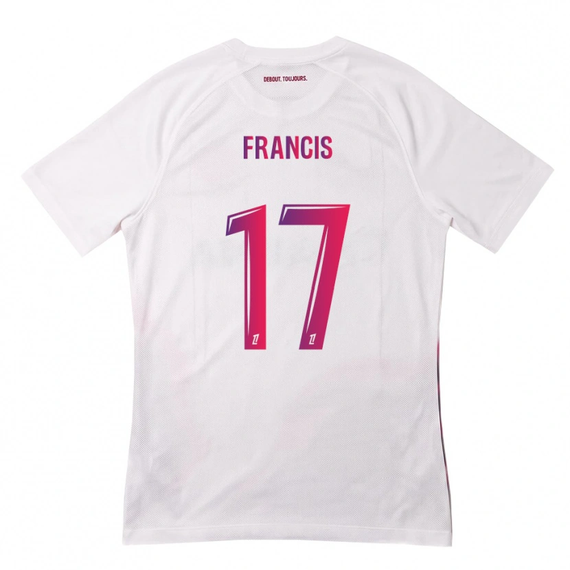 Danxen Kinder Abu Francis #17 Weiß Pink Lila Auswärtstrikot Trikot 2026/27 T-Shirt Schweiz