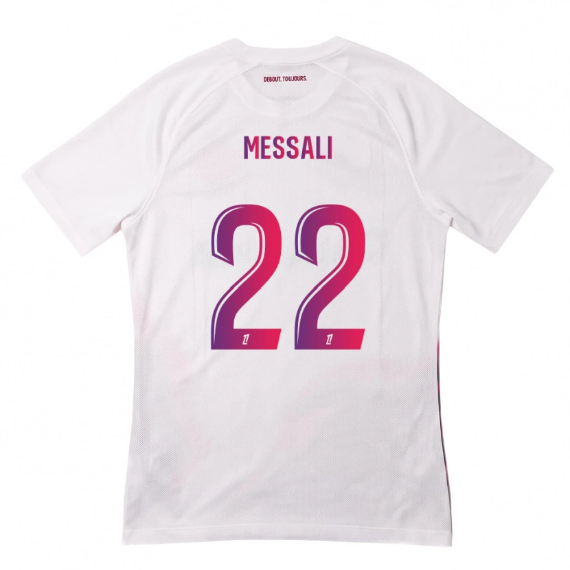 Danxen Kinder Rafik Messali #22 Weiß Pink Lila Auswärtstrikot Trikot 2026/27 T-Shirt Schweiz
