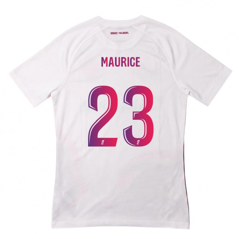 Danxen Kinder Sandra Maurice #23 Weiß Pink Lila Auswärtstrikot Trikot 2026/27 T-Shirt Schweiz