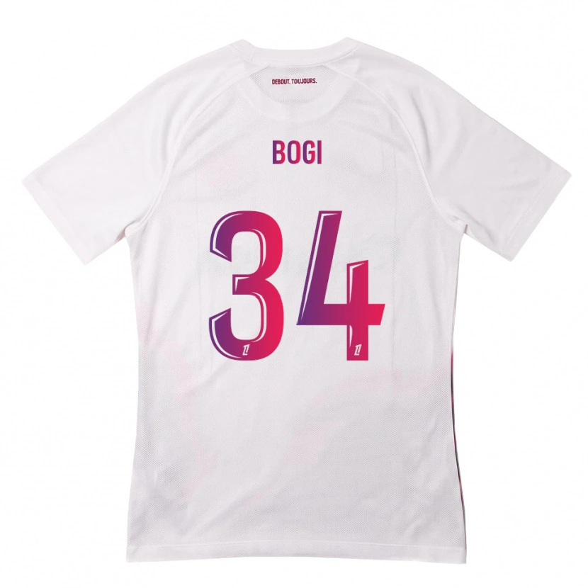 Danxen Kinder Fiona Bogi #34 Weiß Pink Lila Auswärtstrikot Trikot 2026/27 T-Shirt Schweiz