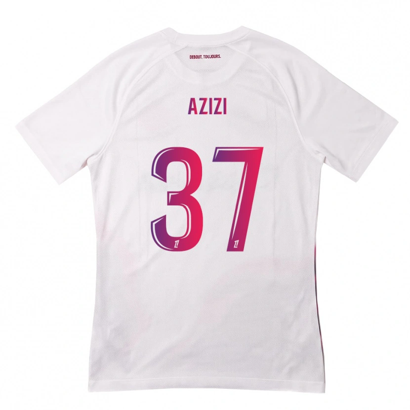 Danxen Kinder Ilyas Azizi #37 Weiß Pink Lila Auswärtstrikot Trikot 2026/27 T-Shirt Schweiz