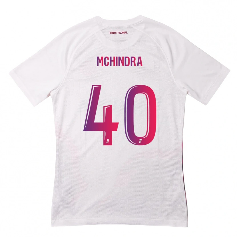 Danxen Kinder Naime Said Mchindra #40 Weiß Pink Lila Auswärtstrikot Trikot 2026/27 T-Shirt Schweiz