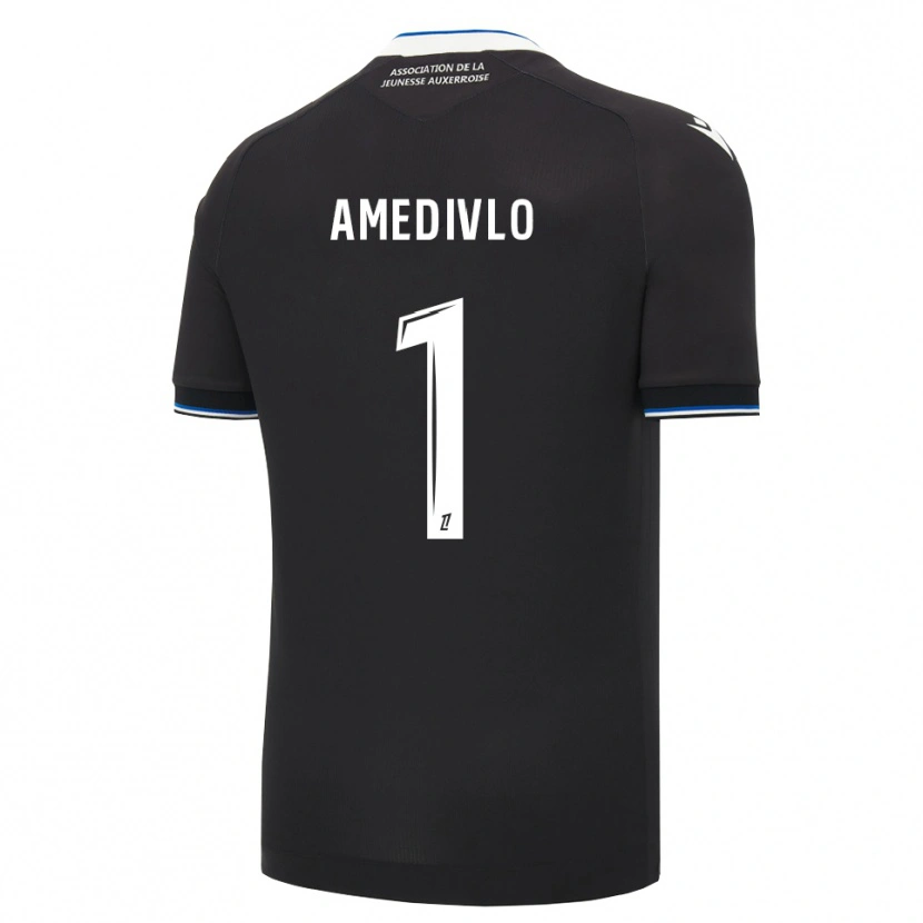 Danxen Kinder Rayann Amedivlo #1 Schwarz Blau Weiß Auswärtstrikot Trikot 2026/27 T-Shirt Schweiz