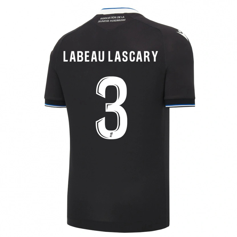 Danxen Kinder Rémy Labeau Lascary #3 Schwarz Blau Weiß Auswärtstrikot Trikot 2026/27 T-Shirt Schweiz
