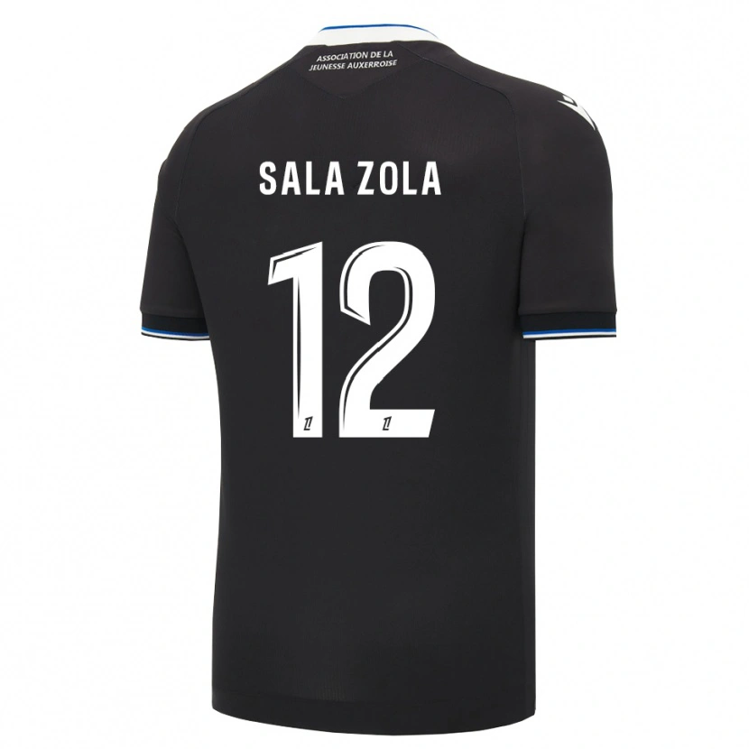Danxen Kinder Benaja Sala Zola #12 Schwarz Blau Weiß Auswärtstrikot Trikot 2026/27 T-Shirt Schweiz