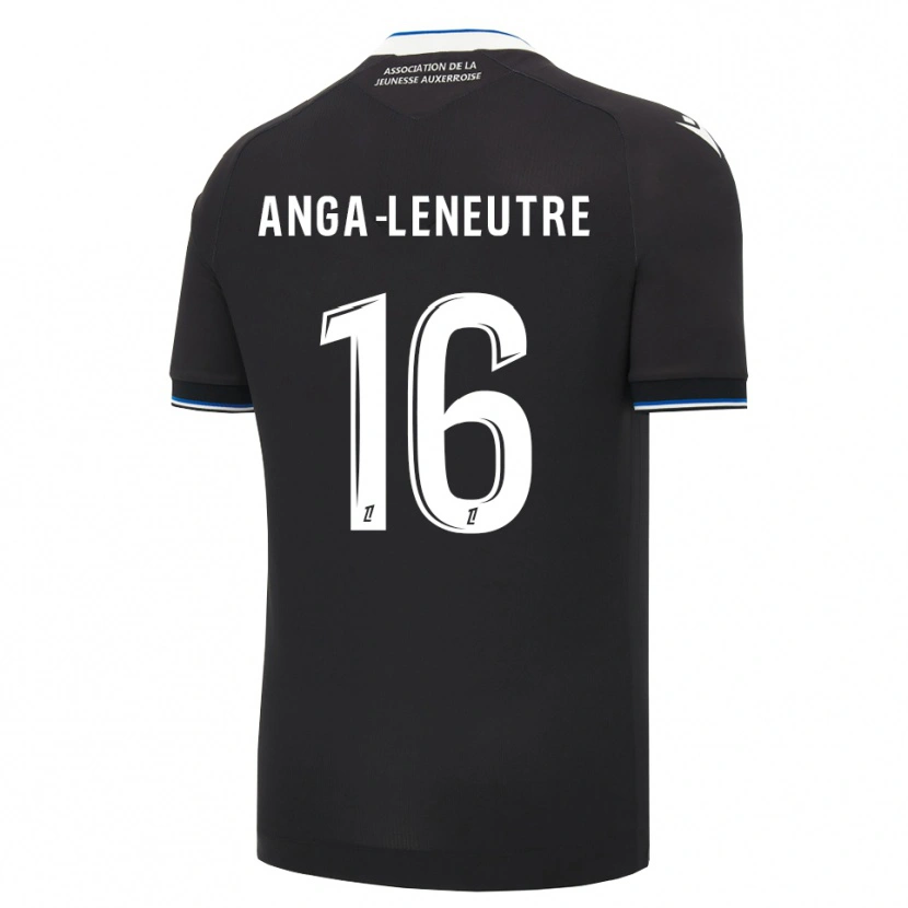 Danxen Kinder Nathan Anga-Leneutre #16 Schwarz Blau Weiß Auswärtstrikot Trikot 2026/27 T-Shirt Schweiz