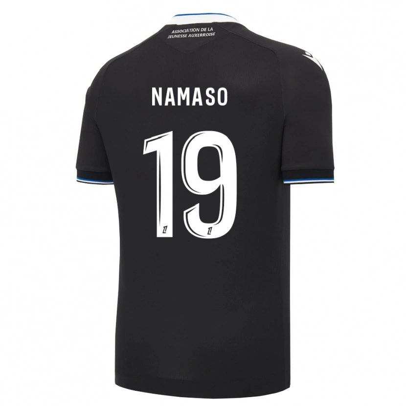 Danxen Kinder Danny Namaso #19 Schwarz Blau Weiß Auswärtstrikot Trikot 2026/27 T-Shirt Schweiz