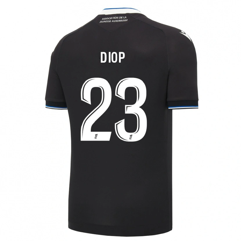 Danxen Kinder Mamadou Diop #23 Schwarz Blau Weiß Auswärtstrikot Trikot 2026/27 T-Shirt Schweiz