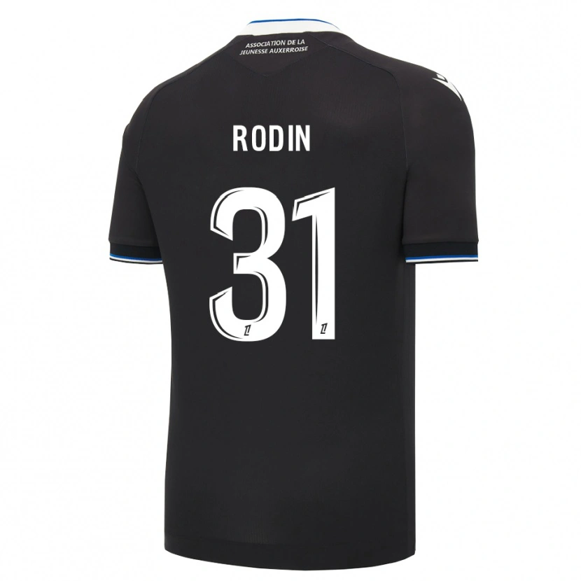 Danxen Kinder Ryan Rodin #31 Schwarz Blau Weiß Auswärtstrikot Trikot 2026/27 T-Shirt Schweiz