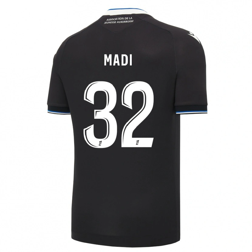 Danxen Kinder Kylian Madi #32 Schwarz Blau Weiß Auswärtstrikot Trikot 2026/27 T-Shirt Schweiz