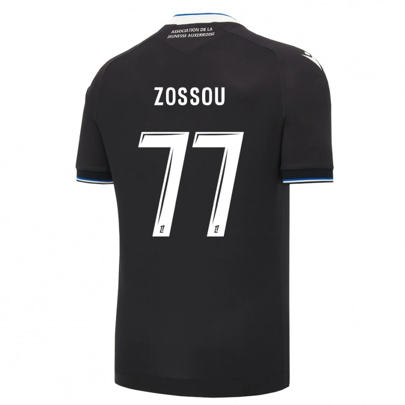 Danxen Kinder Aristide Zossou #77 Schwarz Blau Weiß Auswärtstrikot Trikot 2026/27 T-Shirt Schweiz