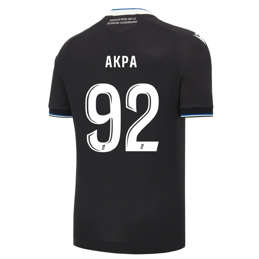 Danxen Kinder Clément Akpa #92 Schwarz Blau Weiß Auswärtstrikot Trikot 2026/27 T-Shirt Schweiz