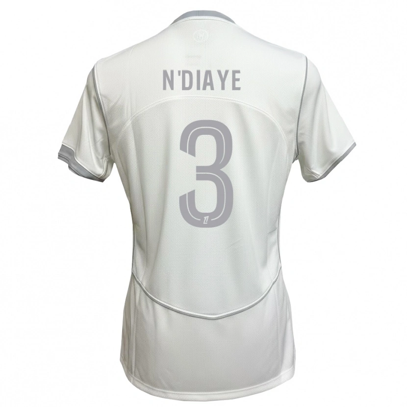 Danxen Kinder Demba N'diaye #3 Weiß Grau Auswärtstrikot Trikot 2026/27 T-Shirt Schweiz