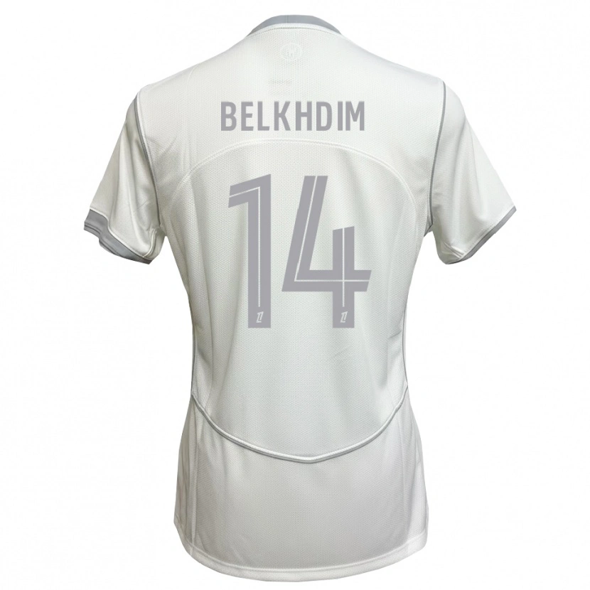Danxen Kinder Yassin Belkhdim #14 Weiß Grau Auswärtstrikot Trikot 2026/27 T-Shirt Schweiz