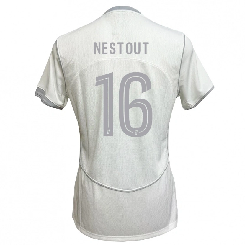 Danxen Kinder Yves-Thomas Nestout #16 Weiß Grau Auswärtstrikot Trikot 2026/27 T-Shirt Schweiz