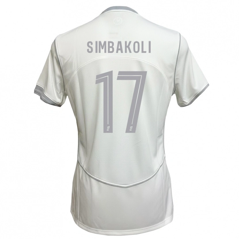 Danxen Kinder Usman Simbakoli #17 Weiß Grau Auswärtstrikot Trikot 2026/27 T-Shirt Schweiz