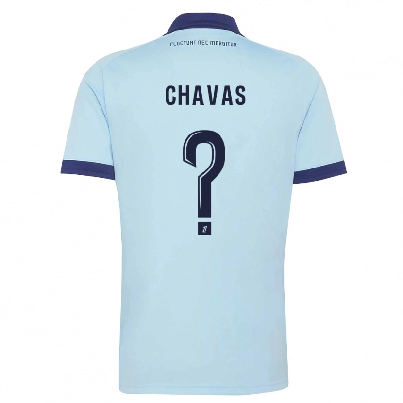Danxen Kinder Mylène Chavas #0 Kornblumenblau Schwarz Auswärtstrikot Trikot 2026/27 T-Shirt Schweiz