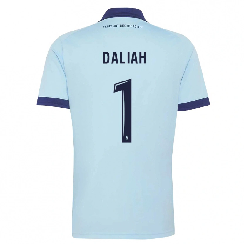 Danxen Kinder Leny Daliah #1 Kornblumenblau Schwarz Auswärtstrikot Trikot 2026/27 T-Shirt Schweiz