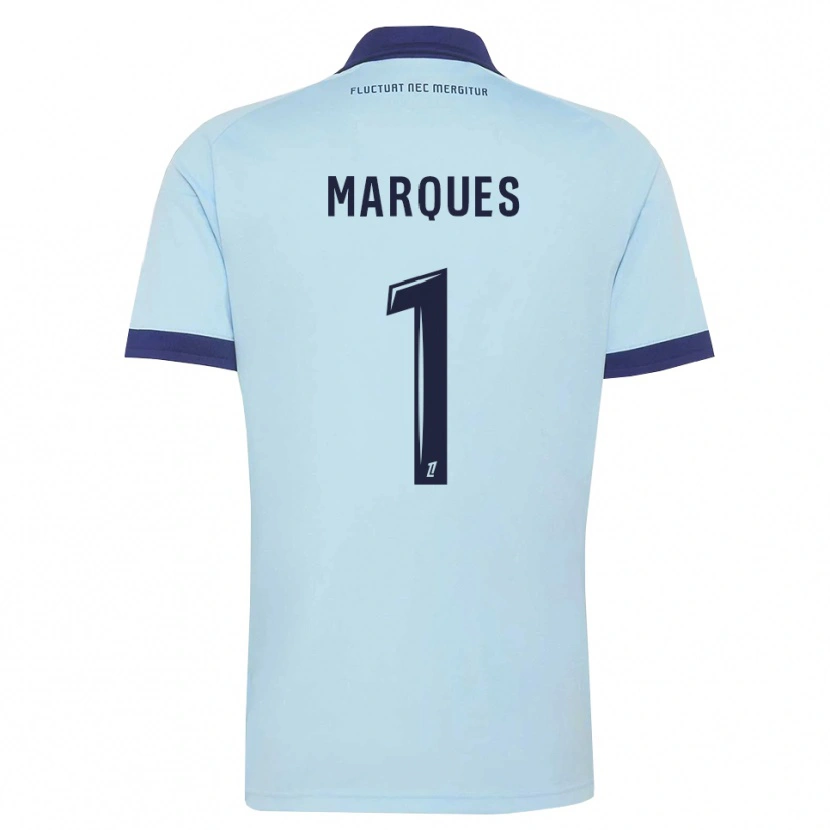 Danxen Kinder Inès Marques #1 Kornblumenblau Schwarz Auswärtstrikot Trikot 2026/27 T-Shirt Schweiz