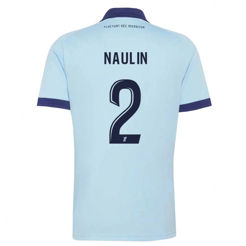 Danxen Kinder Ethan Naulin #2 Kornblumenblau Schwarz Auswärtstrikot Trikot 2026/27 T-Shirt Schweiz
