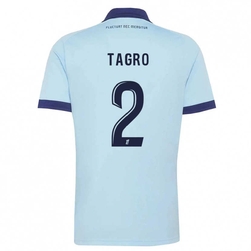Danxen Kinder Lucas Tagro #2 Kornblumenblau Schwarz Auswärtstrikot Trikot 2026/27 T-Shirt Schweiz