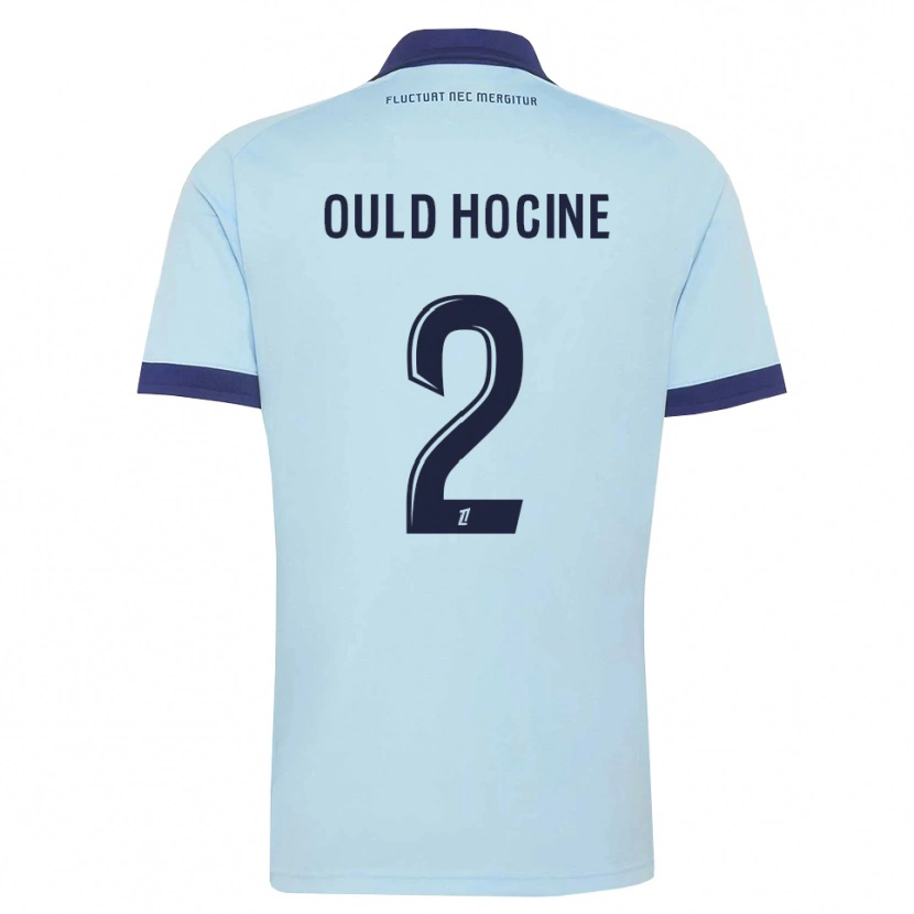 Danxen Kinder Célina Ould Hocine #2 Kornblumenblau Schwarz Auswärtstrikot Trikot 2026/27 T-Shirt Schweiz