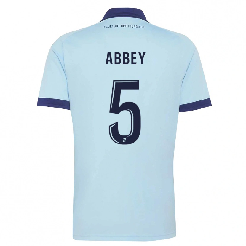 Danxen Kinder Emmanuel Abbey #5 Kornblumenblau Schwarz Auswärtstrikot Trikot 2026/27 T-Shirt Schweiz