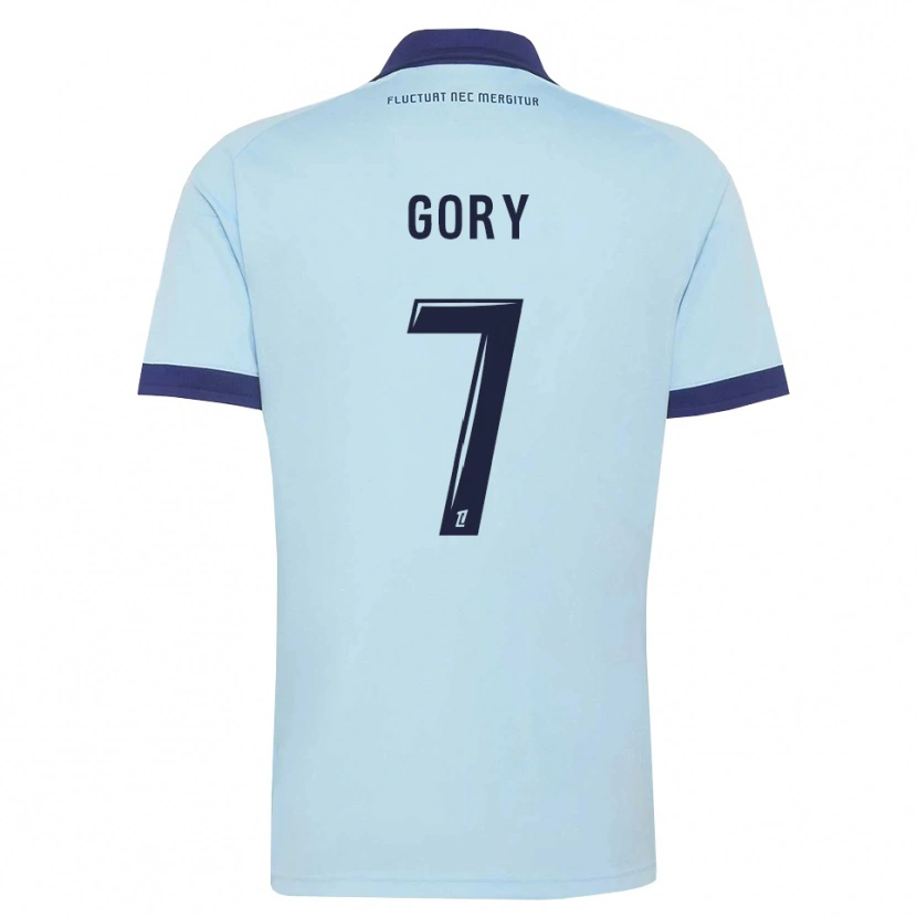 Danxen Kinder Alimami Gory #7 Kornblumenblau Schwarz Auswärtstrikot Trikot 2026/27 T-Shirt Schweiz