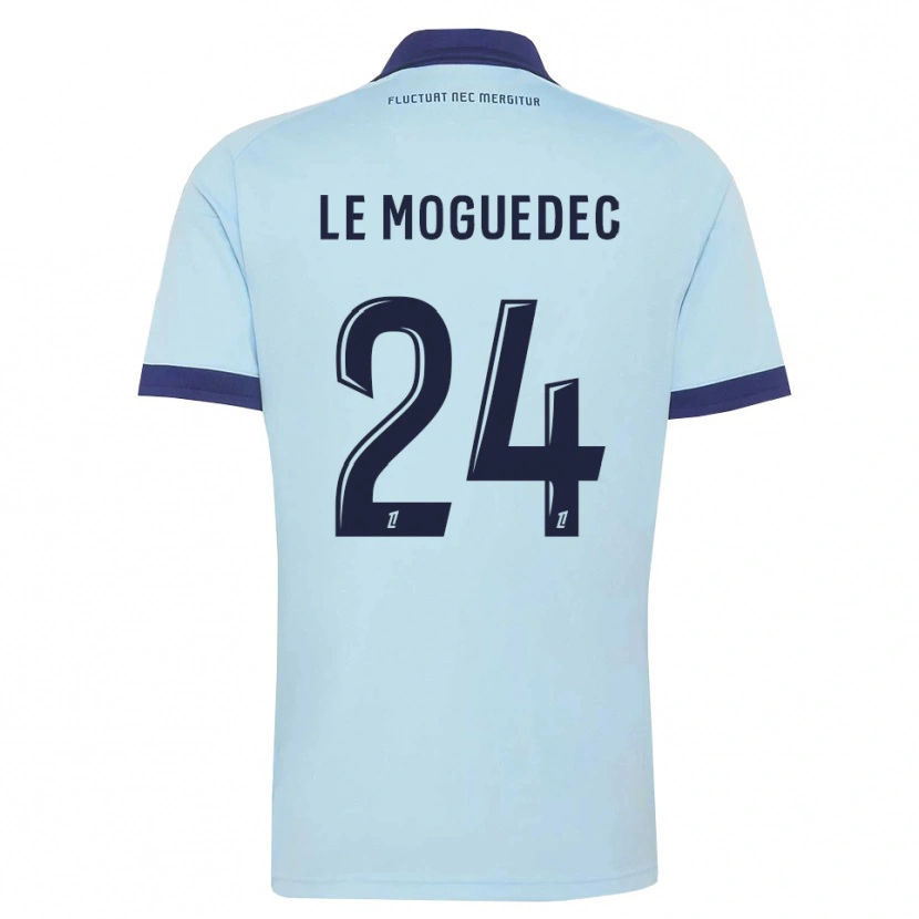 Danxen Kinder Anaële Le Moguedec #24 Kornblumenblau Schwarz Auswärtstrikot Trikot 2026/27 T-Shirt Schweiz