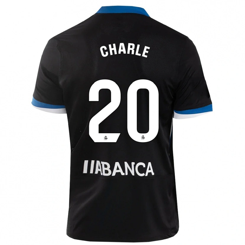Danxen Kinder Marta Charle #20 Schwarz Blau Weiß Auswärtstrikot Trikot 2026/27 T-Shirt Schweiz