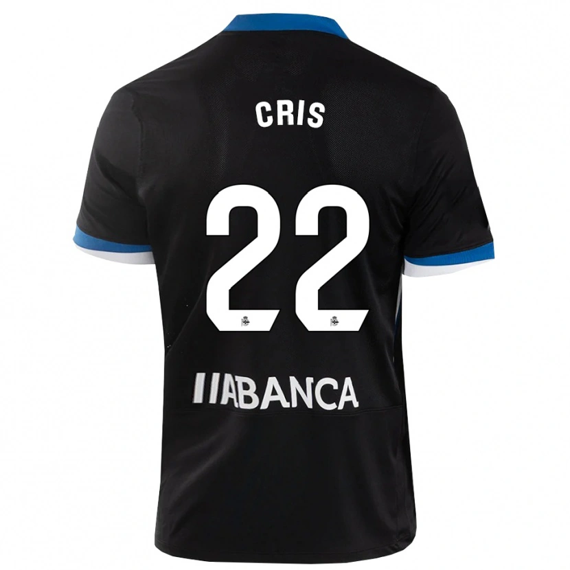 Danxen Kinder Cris #22 Schwarz Blau Weiß Auswärtstrikot Trikot 2026/27 T-Shirt Schweiz