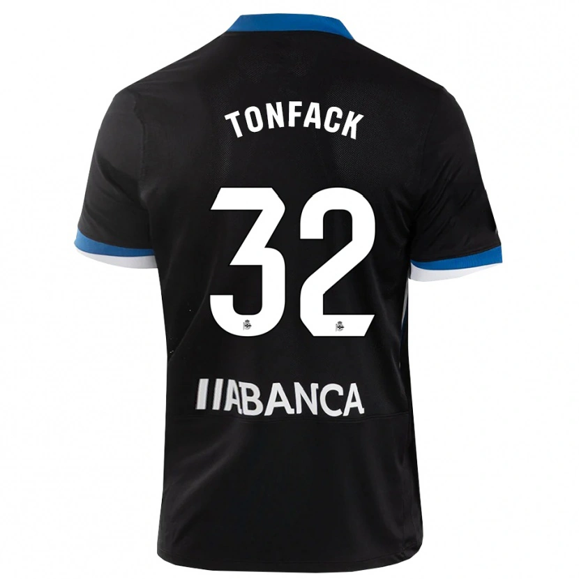 Danxen Kinder Bil Nsongo #32 Schwarz Blau Weiß Auswärtstrikot Trikot 2026/27 T-Shirt Schweiz