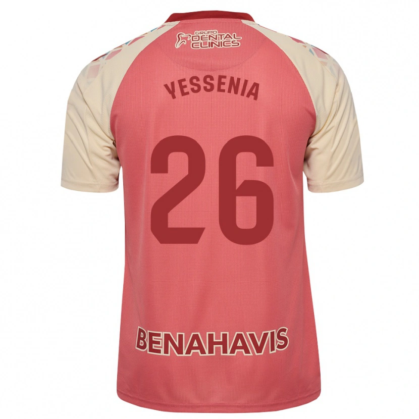 Danxen Kinder Yessenia Alcaide Martin #26 Hellrosa Rot Blau Auswärtstrikot Trikot 2026/27 T-Shirt Schweiz