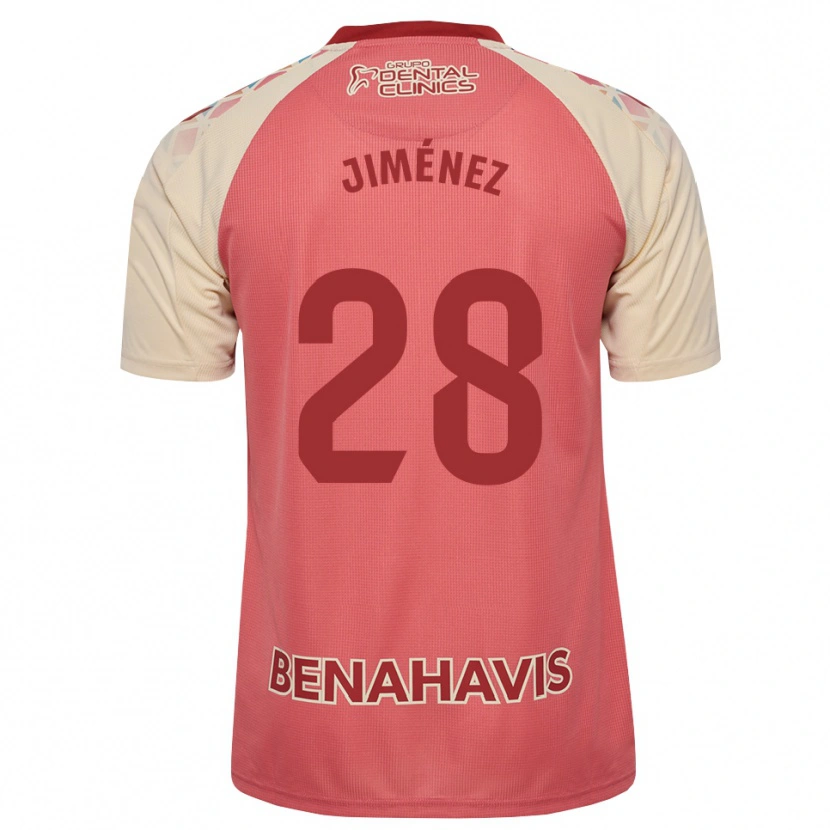 Danxen Kinder Alberto Jiménez #28 Hellrosa Rot Blau Auswärtstrikot Trikot 2026/27 T-Shirt Schweiz