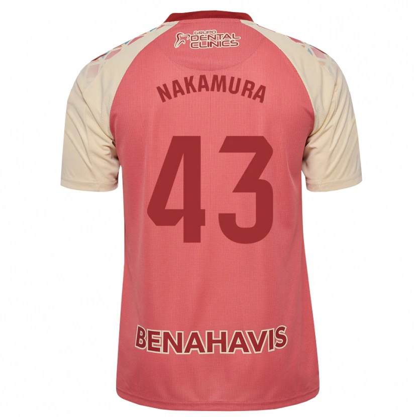 Danxen Kinder Mare Nakamura #43 Hellrosa Rot Blau Auswärtstrikot Trikot 2026/27 T-Shirt Schweiz
