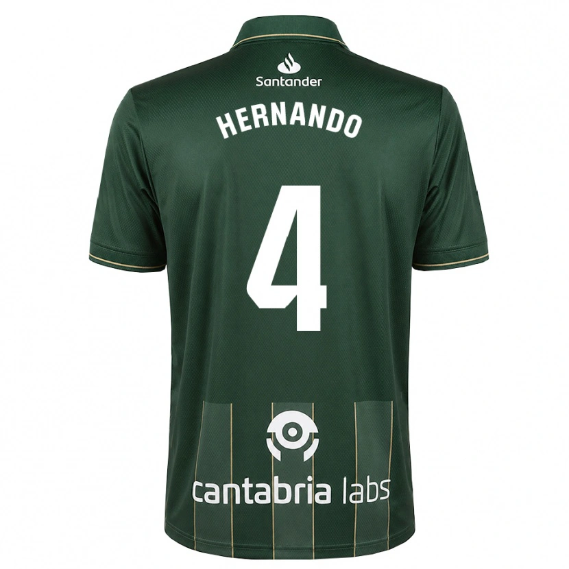 Danxen Kinder Manu Hernando #4 Dunkelgrauweiß Auswärtstrikot Trikot 2026/27 T-Shirt Schweiz