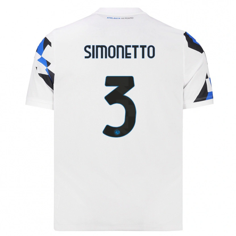 Danxen Kinder Federico Simonetto #3 Weiß Rot Blau Auswärtstrikot Trikot 2026/27 T-Shirt Schweiz